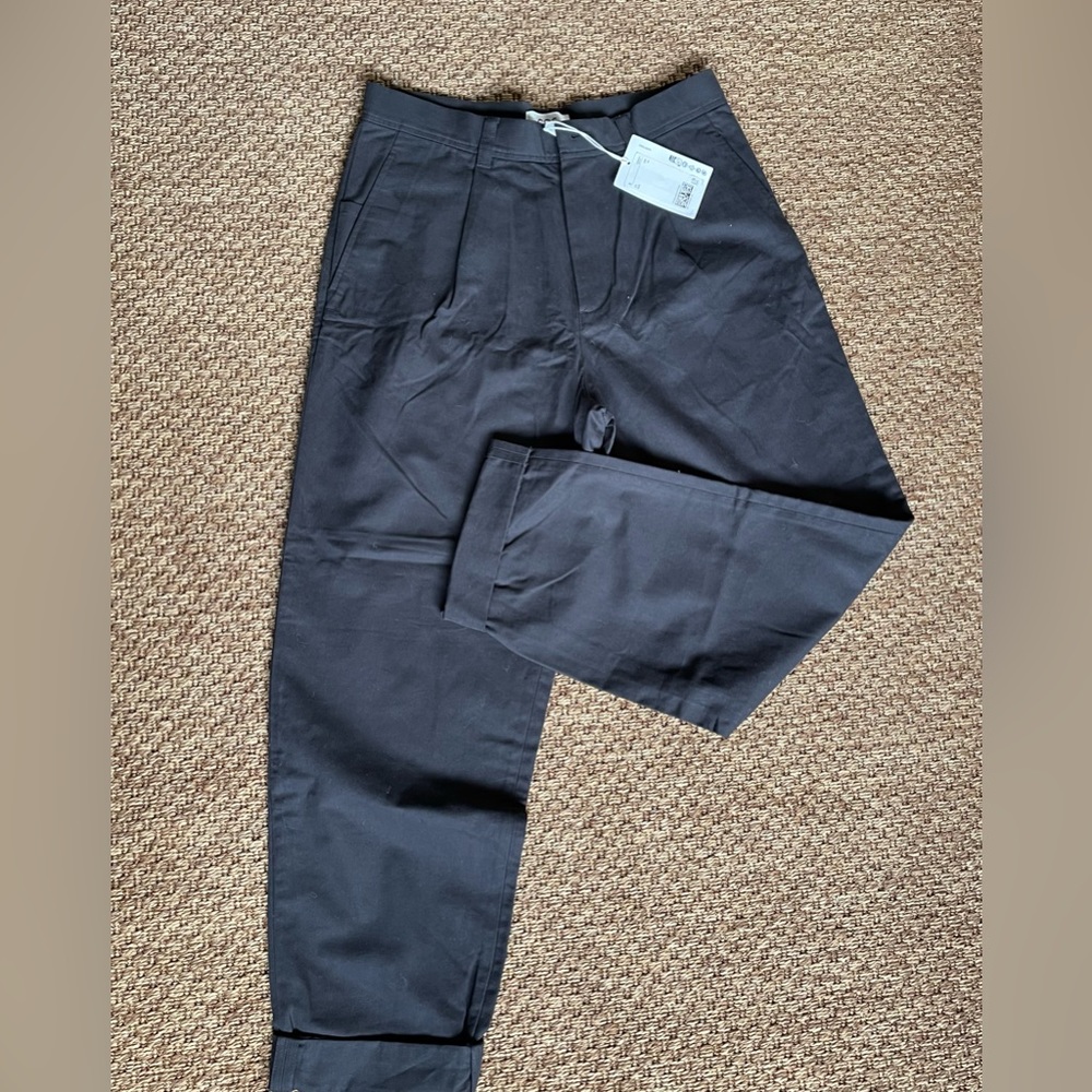 COS Men’s Black Tapered Trousers